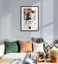 Kişiye Özel Spotify Barkodlu MDF Plak Tablo