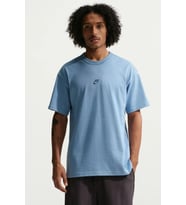 Nike NSW Premium Loose Fit Mens Tee Bol Kesim Bisiklet Yaka Pamuklu Erkek Tişört Mavi