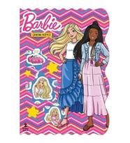 Barbie Bol Bol Boya - Bol Bol Yapıştır Boyama Kitabı - Çıkartma Hediyeli!