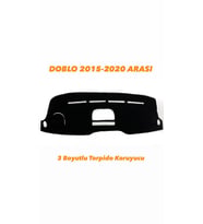 DOBLO 2015-2020  ARASI 3 BOYUTLU VİP DERİ TORPİDO KORUYUCU