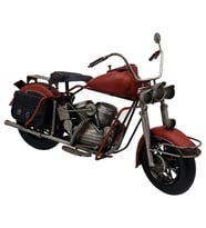 Firestorm Rider Metal El Yapımı Dekoratif Motosiklet - Büyük Boy