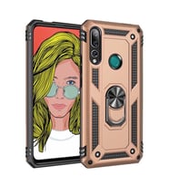 Huawei Y9 Prime 2019 Kılıf Yüzüklü Zırh Tank Vega (Gold)