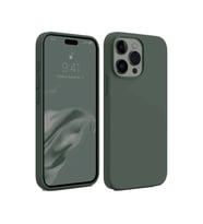 Iphone 15 Kılıf First Silikon - Koyu Yeşil