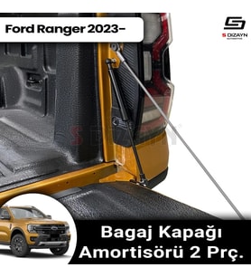 S-Dizayn Ford Ranger 4 Bagaj Kapağı Amortisörü 2 Prç. 2023 Üzeri A+ Kalite