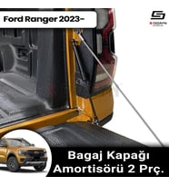 S-Dizayn Ford Ranger 4 Bagaj Kapağı Amortisörü 2 Prç. 2023 Üzeri A+ Kalite
