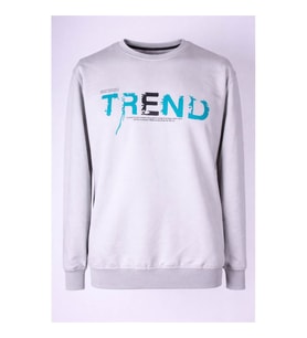 Trender 26YG08000051 Erkek Sweatshirt Trend Baskı 0 Yaka