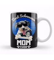 Best Shnauzer Mom Ever Kupa Bardak Porselen