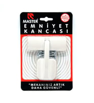Lüks Emniyet Kancası Beyaz
