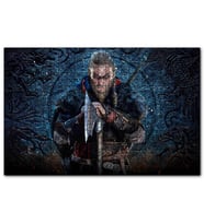 Cakapuzzle Assassins Creed Valhalla Savaşçı Görseli  Puzzle Yapboz MDF (Ahşap) (120 Parça)