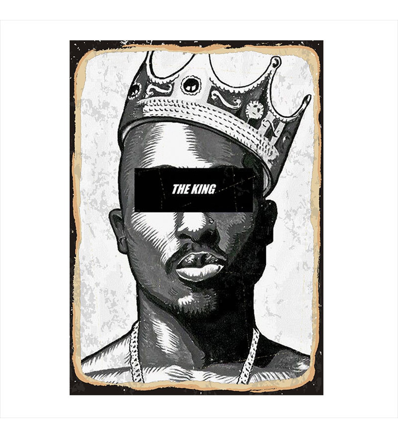 The King Tupac Mdf Poster The King Tupac Mdf Poster