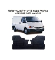 Ford Transit T.12-t.15 1995-1999 Yılları Arası Uyumlu Paspas Siyah Renk (Siyah - Beyaz)