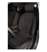 Space Elegance 2'li Koltuk Kılıfı Set Minder Siyah / KLMNY530