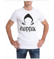GEÇÇEK Tişörtü (Beyaz)