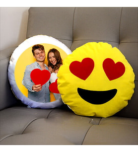 Emoji yastık’lar-istenilen baskıyla-içi dolu