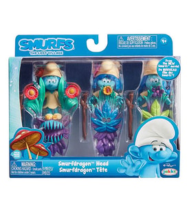 Şirinler Kayıp Köy Smurfstorm 3'lü Figür Set Model 2