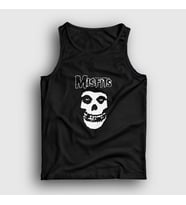 Presmono Unisex Siyah Logo The Misfits Atlet 174958tt