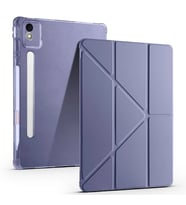 Lenovo Idea Tab Pro 12.7 TB-373FU Kılıf Zore Tri Folding Kalem Bölmeli Standlı Kılıf