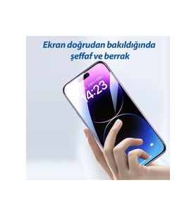 LİTO D+ Pro Toz Filtreli Privacy iPhone 16 Plus Ekran Koruyucu