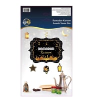 Ramazan Süsü Asmalı Tavan Süs Ramadan Karaem(130 x 33 cm) (Karışık)