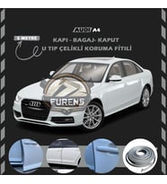 Audi A4 Oto Araç Kapı Koruma Fitili 5metre Parlak Gri Renk