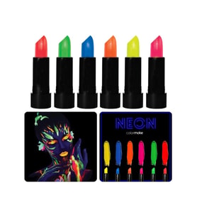 GlowPaint 6’lı Neon Boya – UV Işıkta Parlayan Makyaj Seti (5343)