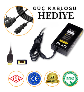Lenovo 00HM627 ile Uyumlu Notebook Adaptör Şarj Cihazı (Siyah)