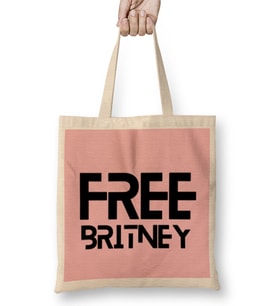 Free Britney Free Britney Spears 2022 Bez Çanta Uzun Saplı