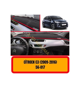 Citroen C3 2009-2016 Ön Gögüs Panel Torpido Koruma Koruyucu Kilifi Halisi Örtüsü Yedek Parça