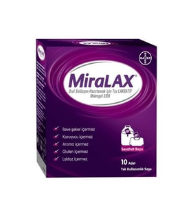 Miralax Oral Solüsyon Makrogol 3350 10 Saşe