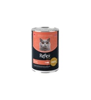 Reflex Plus Konserve Pate Somonlu Yetişkin Kedi Maması 395 G*12 ADET