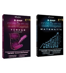 BİLFEN 8. Sınıf Tam Ölçme Türkçe - Matematik Soru Bankası (2 Kitap)