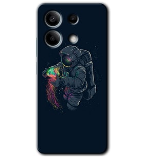 Redmi Note 13 4G Kılıf HD Desen Baskılı Kılıf - Astronot Kıyafeti