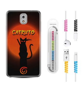 Samsung Note 3 4 5 8 9 20 Ultra 10 Lite Kılıf Kablo Koruma Spiral Silikon Catrudo 1679
