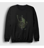 Presmono Unisex Siyah Wings Alice In Chains Sweatshirt 8335tt