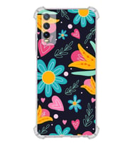 PrintiFy Vivo Y20 Uyumlu Retro Color 1 Baskılı Şeffaf Köşe Korumalı Antişok Kılıf
