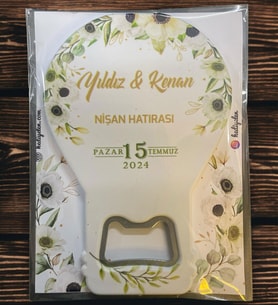 10 Adet Söz, Nişan, Nikah, Düğün Hediyesi Balon Açacak Magnet Kart ve Ambalajlı Tek Tek (blnmg6)