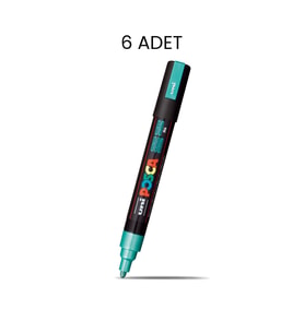 Posca PC-5M Su Bazlı Marker Kalem 6'lı Kutu