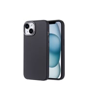 Apple iPhone 14 Uyumlu Kılıf M-safe Şarj Özellikli Karbon Fiber Görünümlü Zore Troy Kapak (Siyah)