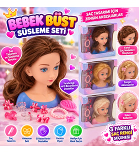 1377 K.BUST OYUNCAK BEBEK BÜST SÜSLEME (adet fiyatıdır)