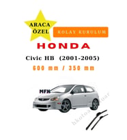 Honda Civic Hatchback  (2001-2005) Araca Özel Silecek Ön İki