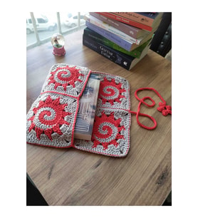 Kitap, Tablet, Kuran Kılıfı Çantası Handmade (Bej)