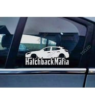 Mazda 3 BM Kelebek Cam Araba oto Sticker 19 cm 2 Adet