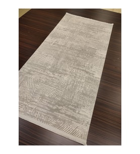HALIMARKA ROSA B763B GRİ MODERN HALI YOLLUK 100X200 CM