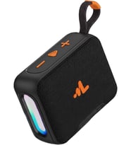 LPS-Q220 Taşınabilir Kablosuz Bluetooth 5.4 Hoparlör - 5W Güçlü Ses, TWS Çift Eşleştirme, LED Işıklı, MicroSD & USB Girişli, Type-C Şarjlı Mini Hoparlör (Siyah)