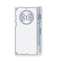 SChitec HUAWEI Mate X3 Uyumlu Fullbody Arka Kaplama Hidrojel Koruyucu Film