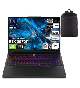 Lenovo Legion Pro 7 16IAX10H Ultra 7-255HX 64-Gbddr5 4 Tbssd RTX5070TI (12 GB-GDDR7-140W) 16" Wqxga OLED 240Hz Windows 11 Pro + Hmf Sırt Çantası 83F500J8TRHMF4