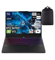 Lenovo Legion Pro 7 16IAX10H Ultra 7-255HX 64-Gbddr5 4 Tbssd RTX5070TI (12 GB-GDDR7-140W) 16" Wqxga OLED 240Hz Windows 11 Pro + Hmf Sırt Çantası 83F500J8TRHMF4