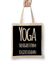 Yoga Loving Kawaii Cute Koala Bez Çanta Uzun Saplı