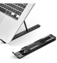 7 Kademeli Ayarlı Katlanabilir Laptop Tablet Standı Siyah