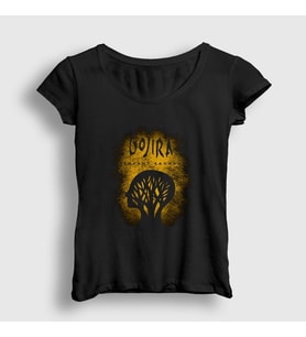 Presmono Kadın Siyah Enfant Sauvage Gojira T-Shirt 52826tt